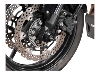 padací protektor na přední osu Kawasaki Versys (10-14). padací protektor na přední osu Kawasaki Versys (10-14).