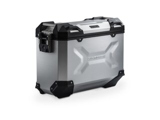 kufr TraX Adventure 37 L stříbrný,levý kufr TraX Adventure 37 L stříbrný,levý