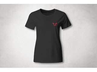 T-Shirt Core Line. Black. Women. Size XL.