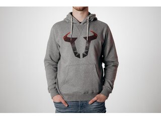 Hoodie Street Line. Grey. Unisex. Size XL.