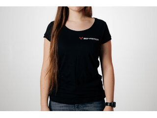 T-Shirt Core Line. Black. Women. Size L.