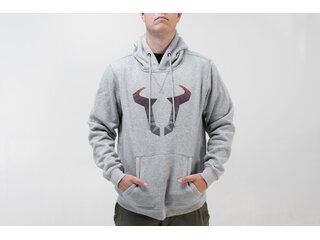 Hoodie Street Line. Grey. Unisex. Size L.