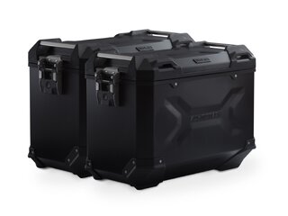 TRAX ADV aluminium case system Black. 45/45 l. Moto Guzzi Stelvio (23-).