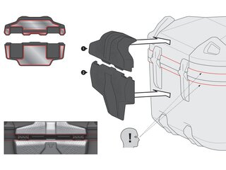 opěrka pro kufr DUSC XL- 55 litrů opěrka pro kufr DUSC XL- 55 litrů